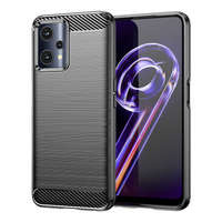 Carbon Case flexibil husa capacul flexibil Realme 9 Pro negru