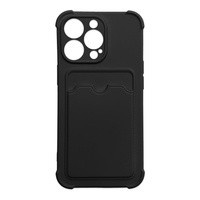 Card Armor Case husa  capac pentru iPhone 13 mini siliko card portofelnou armat husa Air Bag negru