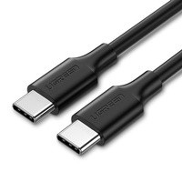 Ugreen cablu USB tip C pentru încărcare și transfer de date 3A 0,5 m negru (US286)