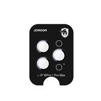Protector de ecran din sticlă Joyroom JR-MFY0260 pentru lentile iPhone 16 Pro/16 Pro Max - negru