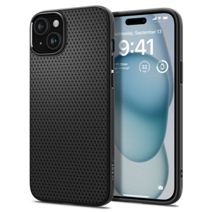 Husa iPhone Spigen Liquid Air MATTE 14 negru Case