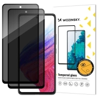 Sticlă de confidențialitate Wozinsky Sticlă temperată de confidențialitate pentru Xiaomi Redmi Note 14S, pachet de 2