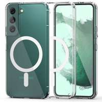 MagSafe TECH-PROTECT FLEXAIR HYBRID GALAXY S22 TRANSPARENT