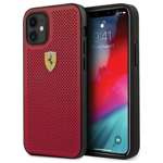 Case FERRARI Apple iPhone 12 Mini 5,4 On Track Perforated FESPEHCP12SRE Red Hardcase
