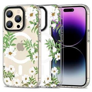 Husa Tech-protect Magmood MagSafe iPhone  15 Pro Max Spring Daisy Case