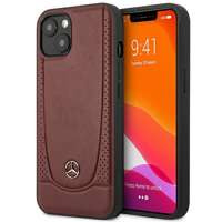 Husa iPhonecase Mercedes 14 Plus 6.7" roșu/roșu din piele tare Urban Bengale
