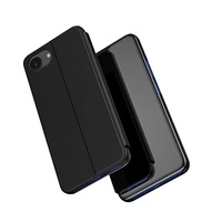 Husă Clear View pentru iPhone 16e Flip Cover - Neagră
