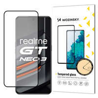 folie sticla ecran Case Wozinsky super-puternic Full Glue pentru toate cu rama Friendly Realme GT Neo 3 negru