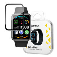 folie sticla ecran Wozinsky Sticlă temperată cu lipici complet pentru Huawei Watch Fit 2 9H peste tot cu luneta neagră