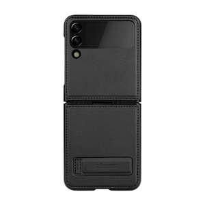 Husa Nillkin Qin Leather Pro pentru SAMSUNG Z Flip 4 5G (negru)