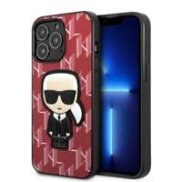 Husa iPhonecase Karl Lagerfeld Klhcp13xxpmnikpi 13 Pro Max 6.7" Hard Red / roșu Monogramă Ikonik Patch Case