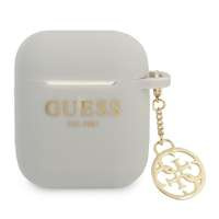 Husa GUESS Apple Acoperă AirPods Acoperă siliconul Charm 4G Collection Grey Case