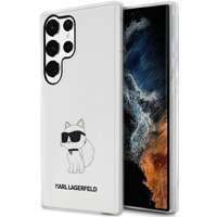 Husacase Karl Lagerfeld Klhcs23lhnchtct S23 Ultra S918 Transparent Hard Ikonik Choupette Case