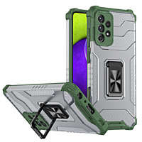 Inel de cristal Case hibrid blindaj husa husa + magnetic suport Samsung Galaxy A72 4G verde