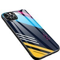 Culoare Sticlă Case husa capacul de acoperire sticlă sticlă călită cu capacul camerei iPhone 11 Pro Max model 2