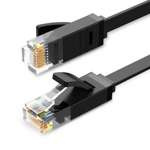 Cablu UGREEN Ethernet RJ45 Cat.6 UTP Flat 8m negru