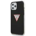 Case Apple iPhone 12 GUESS Mini Triangle Collection GUHCP12SPCUCTLBK Black Hardcase