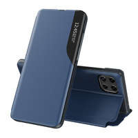 Eco Leather View Case husă elegantă husa cu clapetă și funcție stand Samsung Galaxy A22 4G albastru