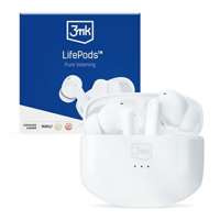 3mk casti LifePods bluetooth fără fir cu ANC activ alb