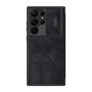 Husa Nillkin Qin Leather Pro pentru SAMSUNG S23 Ultra (negru)