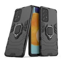 Inel Armor blindat hibrid husa capac + magnetic suport Samsung Galaxy A73 negru
