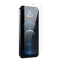 Folie din sticlă temperată cu cristal complet Baseus de 0,3 mm (prevenirea prafului celular) pentru iP 12/12 Pro 6,1 inci (2 buc/pachet + artefact de lipire) Transparent