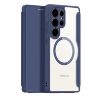 Husa Dux Ducis Skin X Pro pentru Samsung Galaxy S25 Ultra cu MagSafe si portofel - albastra