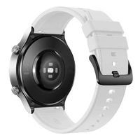 Curea din silicon pentru Huawei Watch GT 2/3/4/2 Pro/3 Pro/4 Pro/GT 2e 46mm - alb