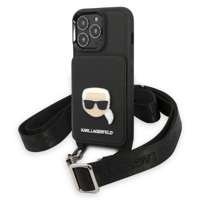 Husa iPhonecase Karl Lagerfeld Klhcp13lsakhpk 13 Pro / 13 6.1" Hard Saffiano Metal Karl Head Case