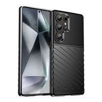 Husa Thunder Case pentru husa blindata din silicon Samsung Galaxy S25 Ultra - neagra
