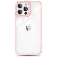husa iPhone Kingxbar Sparkle Series 13 Pro Max cu cristale caz de acoperire spate roz