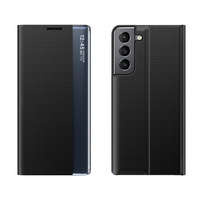 New Sleep Case cover husa cu capac cu flip cover cu funcție de stand Samsung Galaxy S22+ (S22 Plus) negru