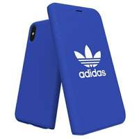 Adidas Booklet Case Canvas iPhone X/Xs albastru / albastru 30279