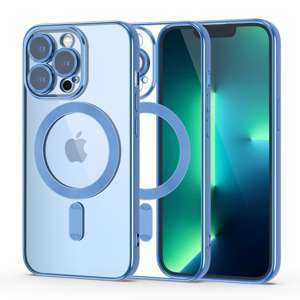 Husa Tech-protect Magshine MagSafe iPhone  13 Pro Sky Blue Case