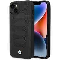 Husa iPhone BMW BMHCP14S22RPSK 14 6.1" negru/negru Scaune din piele model negru/negru