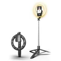 telefon USAMS Suport cu lumină LED pentru trepied negru/negru ZB241ZJ01 (US-ZB241)