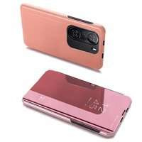 Clear View Case caz husa cu capacul flip Xiaomi Redmi K40 Pro+ / K40 Pro / K40 / Poco F3 roz
