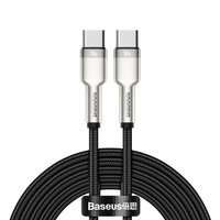 Baseus Cafule Series Metal Data USB Type C - USB Typ C Cable Power Delivery 100 W (20 V / 5 A) 2 m black (CATJK-D01)