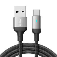 cablu Joyroom USB - USB C 3A pentru încărcare rapidă și transfer de date Seria A10 1,2 m negru (S-UC027A10)