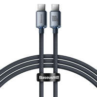 Baseus Crystal Shine Series cable USB cable for fast charging and data transfer USB Type C - USB Type C 100W 1.2m black (CAJY000601)