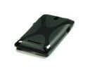X-Line Cover Sony Xperia E Black Husa Silicon