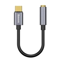 BASEUS Adaptor audio USB-C Mini Jack 3,5 mm L54 Gri