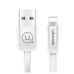 Cablu USAMS Flat Apple Lightning 1,2 m U2 SJ199IP02 US-SJ199 Alb