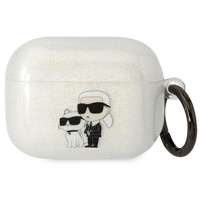 Karl Lagerfeld KLAPHNKCTGT Capac Airpods Pro transparent Gliter Karl&Choupette