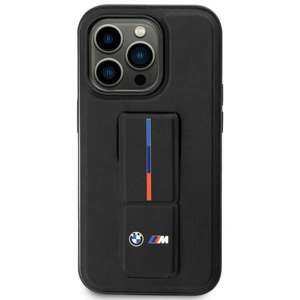 Husa BMW BMHCP14M22GSLK iPhone 14 Plus 6.7" negru/negru greucase Grip Hot Stamp