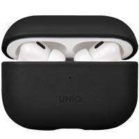 husa UNIQ Terra Terra AirPods Pro 2nd gen din piele naturală negru/dallas negru