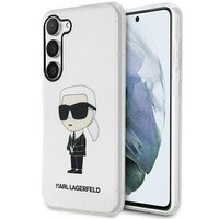 Husacase Karl Lagerfeld KLHCS23MHNIKTCT S23 Plus S916 transparentă tare Ikonik Karl Lagerfeld Case