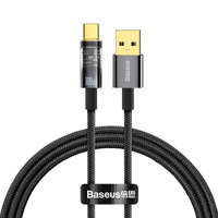Baseus Explorer Series cablu Cablu USB la USB tip C 100W de 1 m negru (CATS000201)