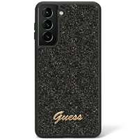 Husa case Glitter Guess GUHCS23MHGGSHK S23 Plus S916 negru/negru Hard Script