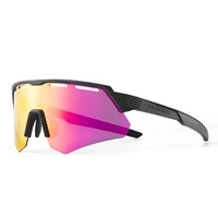 Ochelari de ciclism polarizați Rockbros cu protecție UV și inserție corectivă - gri